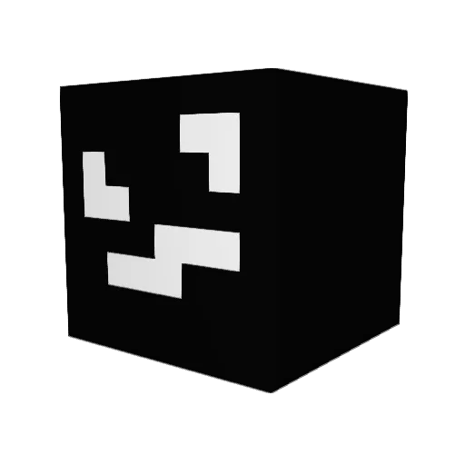 Pixelmania Minecraft avatar head, 3D render