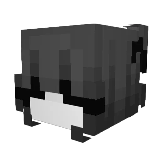 Pixelneit Minecraft avatar head, 3D render