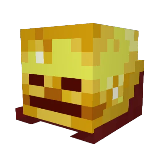 PixelsZz_ Minecraft avatar head, 3D render