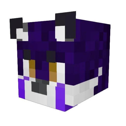 PixiYTR Minecraft avatar head, 3D render