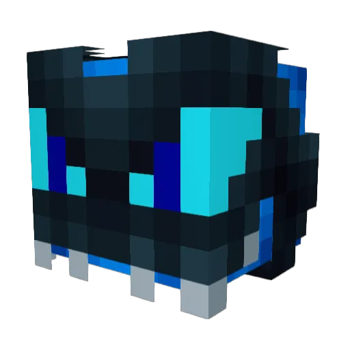 Pixie19 Minecraft avatar head, 3D render