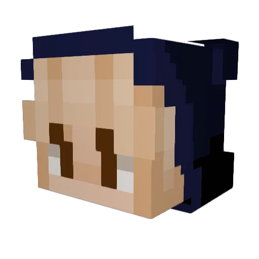 PixieDust4489 Minecraft avatar head, 3D render
