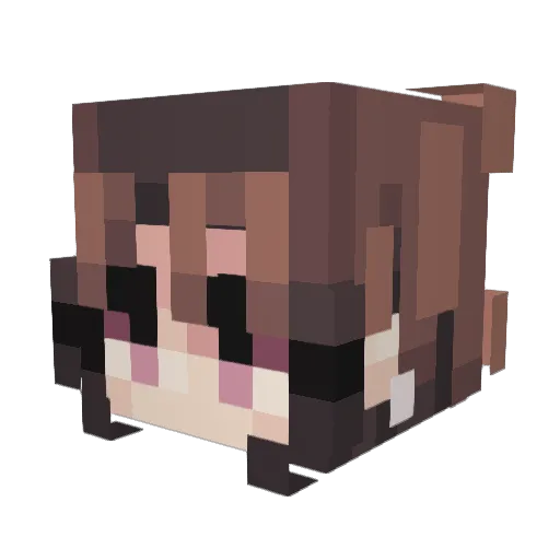 PixieSammy1 Minecraft avatar head, 3D render