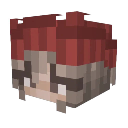 PixieStix97 Minecraft avatar head, 3D render
