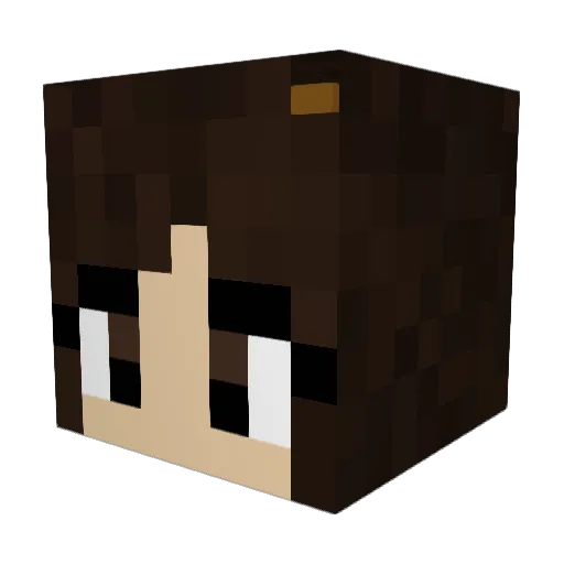 Pixieee_x Minecraft avatar head, 3D render
