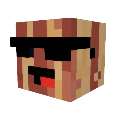 Pixiehair11 Minecraft avatar head, 3D render