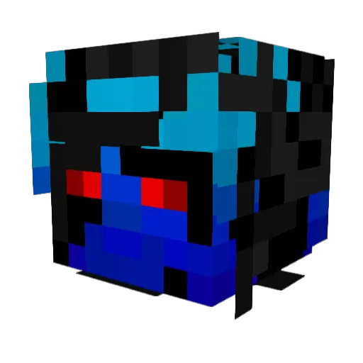 PixisWasTaken Minecraft avatar head, 3D render