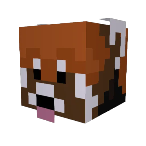 Pixl_Pixl Minecraft avatar head, 3D render
