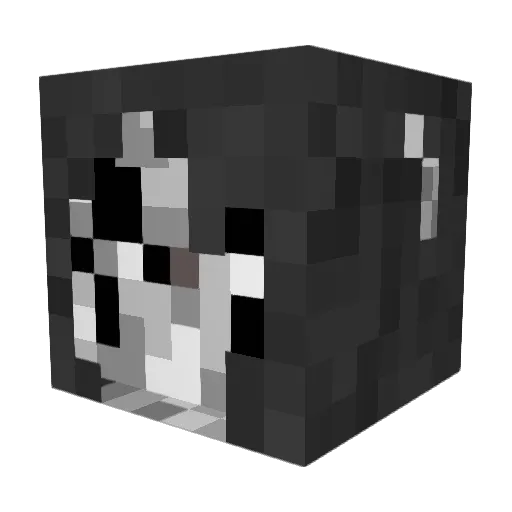PixxyEight Minecraft avatar head, 3D render