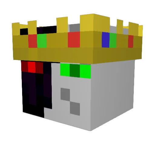 Pixz20 Minecraft avatar head, 3D render