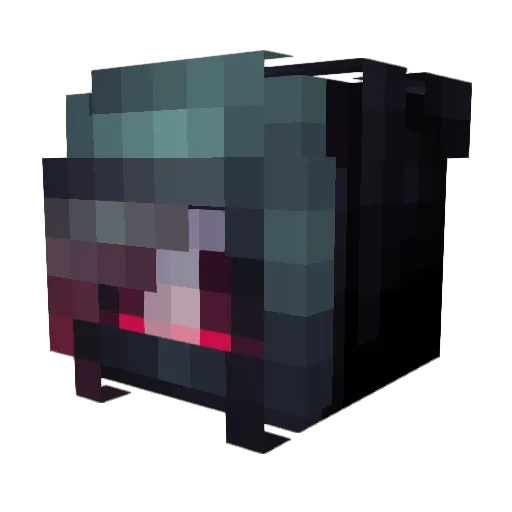 Pizaws Minecraft avatar head, 3D render