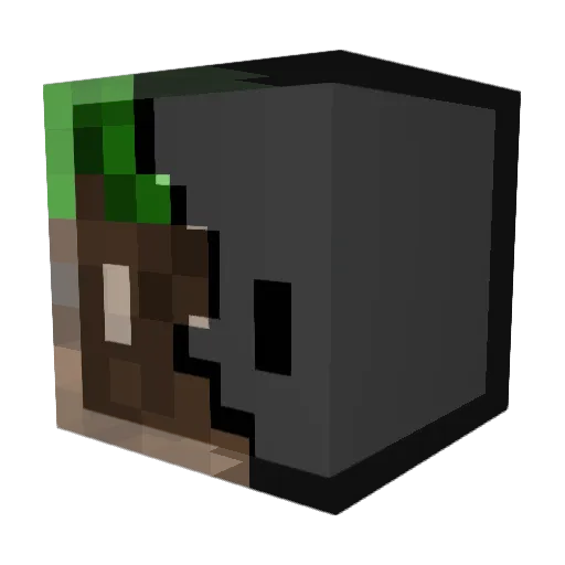 Pizza20xbox Minecraft avatar head, 3D render