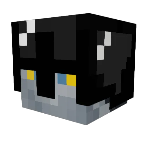 PizzaCraxy Minecraft avatar head, 3D render