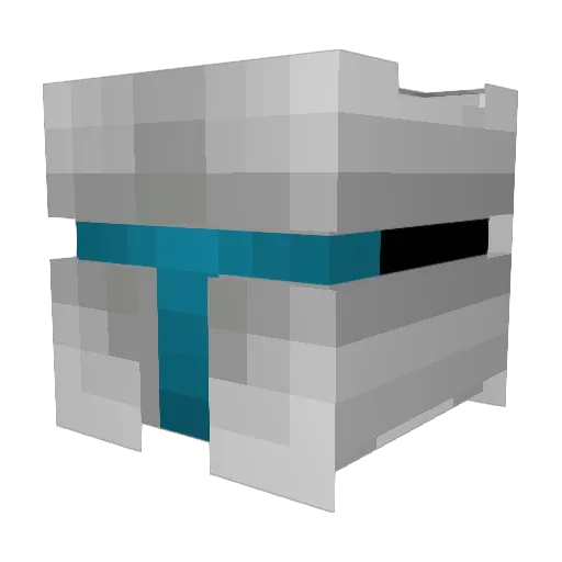 PizzaGod4 Minecraft avatar head, 3D render