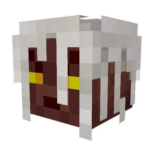 PizzaGuy_ Minecraft avatar head, 3D render