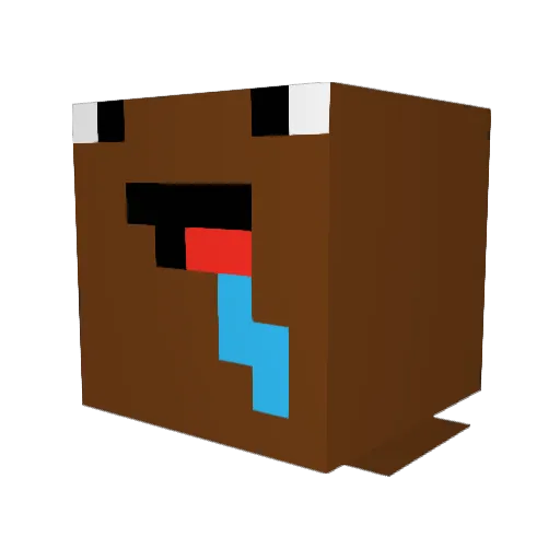 PizzaKakan05 Minecraft avatar head, 3D render