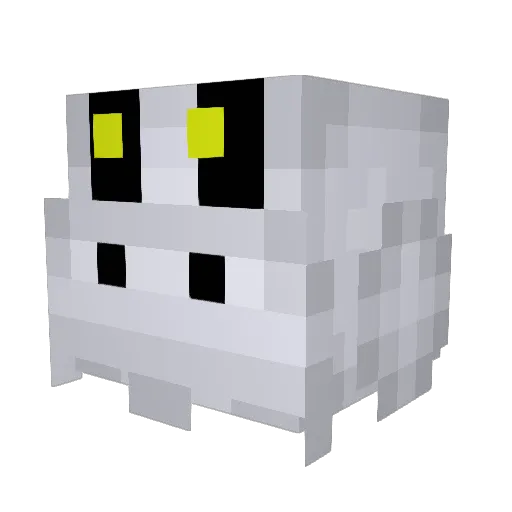 PizzaTijd Minecraft avatar head, 3D render