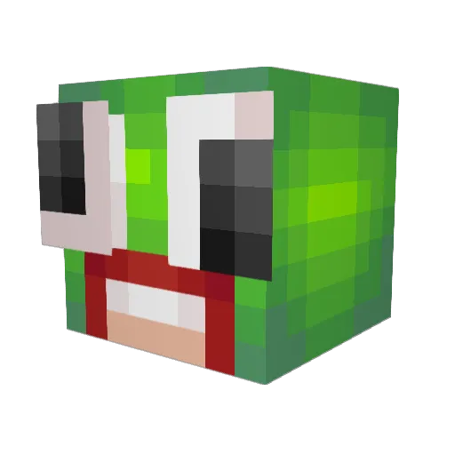 Pizza_Dab Minecraft avatar head, 3D render