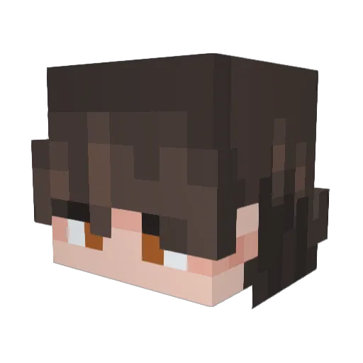 Pizza_Paulo Minecraft avatar head, 3D render