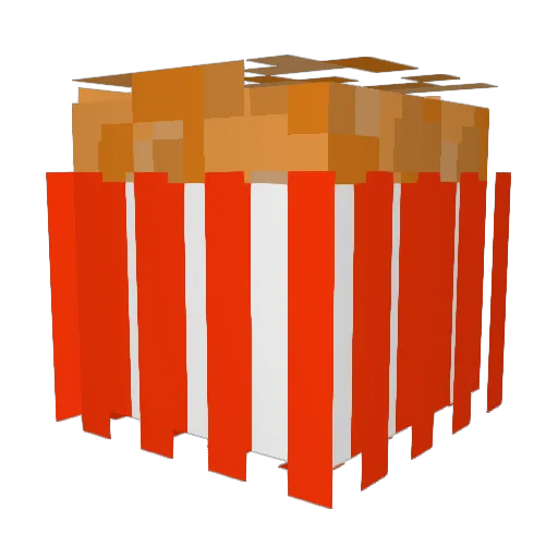 Pizza_Peter Minecraft avatar head, 3D render