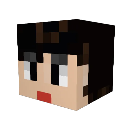 Pizza_x33 Minecraft avatar head, 3D render
