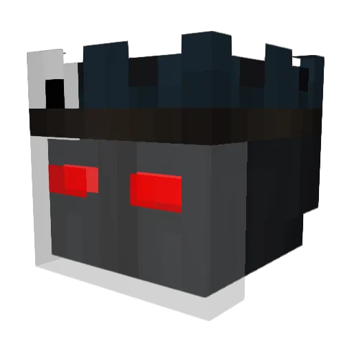 Pizzaknight894 Minecraft avatar head, 3D render