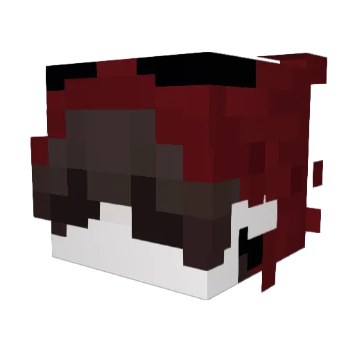Pjez8888 Minecraft avatar head, 3D render