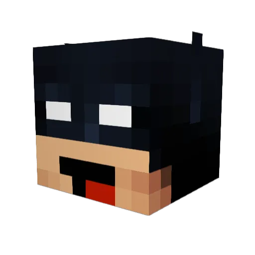 Pjotor Minecraft avatar head, 3D render