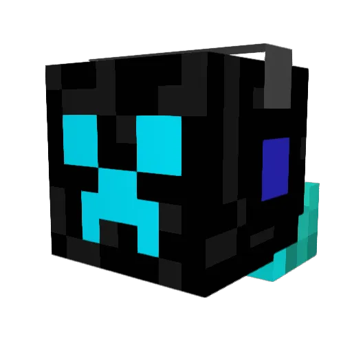 Pjusgamer Minecraft avatar head, 3D render
