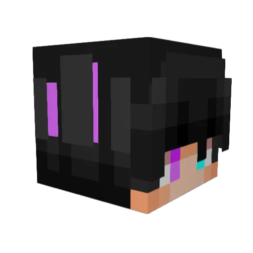 PkSmoker Minecraft avatar head, 3D render