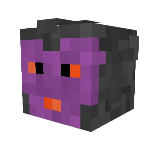 Pkibby Minecraft avatar head, 3D render