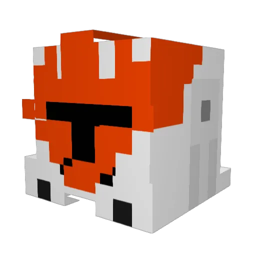 Pknmlp Minecraft avatar head, 3D render