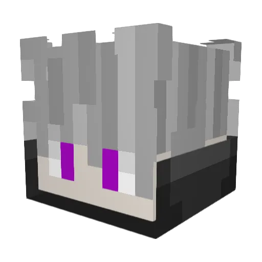 PkzPlay Minecraft avatar head, 3D render