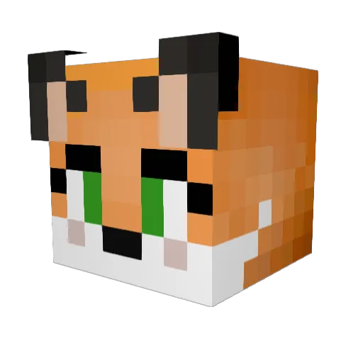 Placeholder_Nick Minecraft avatar head, 3D render