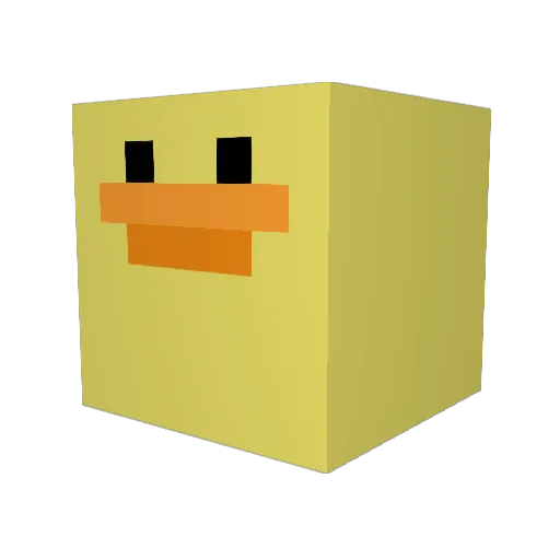 Placeit Minecraft avatar head, 3D render