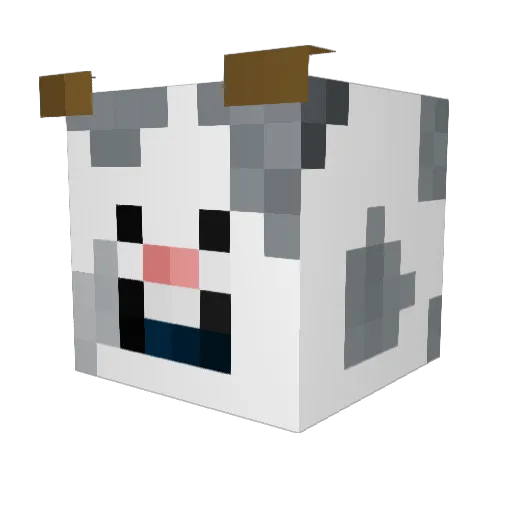 Placevalue Minecraft avatar head, 3D render