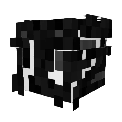 Plagatory Minecraft avatar head, 3D render