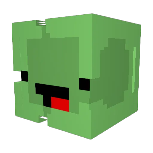 PlagueChef Minecraft avatar head, 3D render