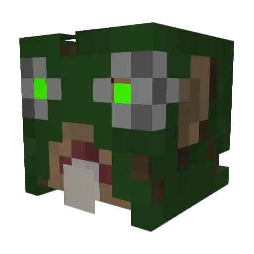 PlagueDoctor1908 Minecraft avatar head, 3D render