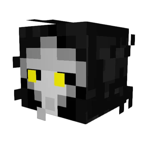 PlagueDoctor_11 Minecraft avatar head, 3D render