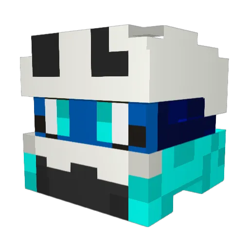 PlagueMoth12 Minecraft avatar head, 3D render