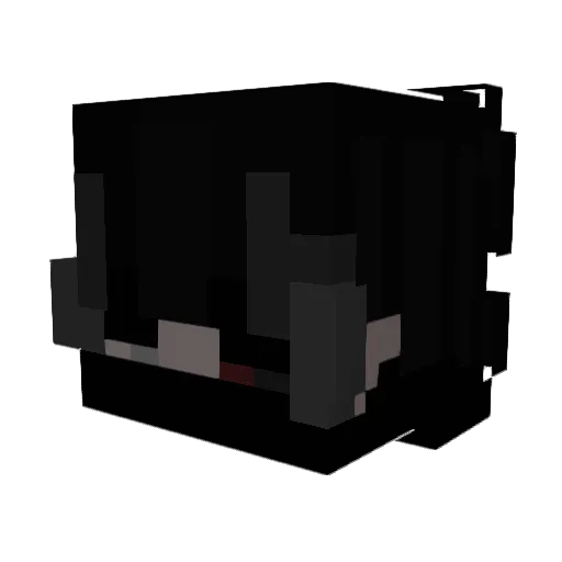PlagueNugget Minecraft avatar head, 3D render