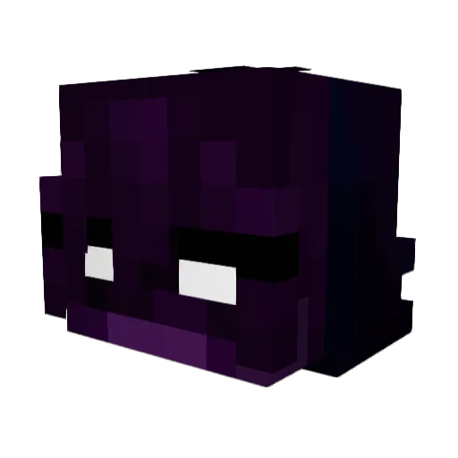 Plaisia Minecraft avatar head, 3D render