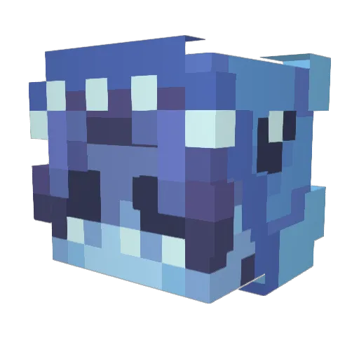 PlanarEntity Minecraft avatar head, 3D render