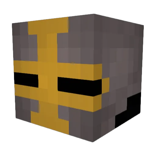 Plane370 Minecraft avatar head, 3D render