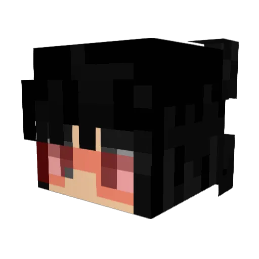PlaneCupid875 Minecraft avatar head, 3D render