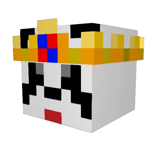 PlaneDiamond214 Minecraft avatar head, 3D render
