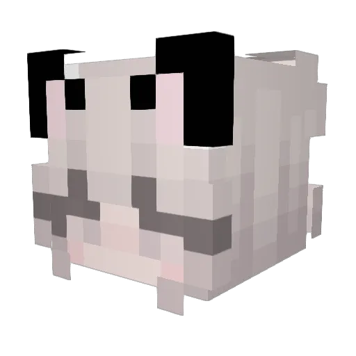 Planet184 Minecraft avatar head, 3D render
