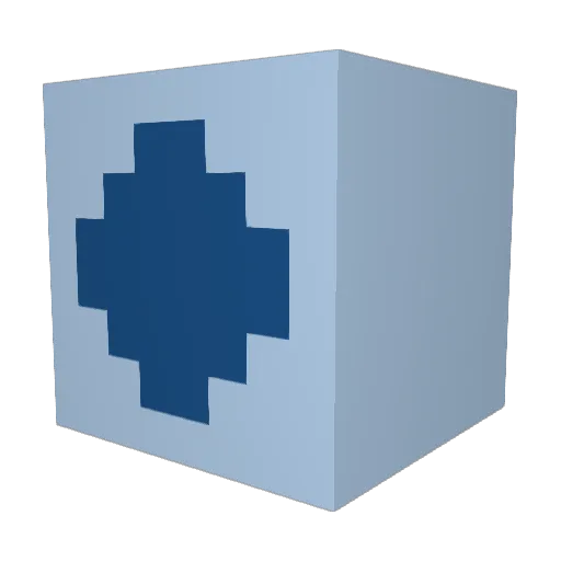 PlanetCommander Minecraft avatar head, 3D render