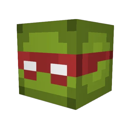 PlanetSoup Minecraft avatar head, 3D render
